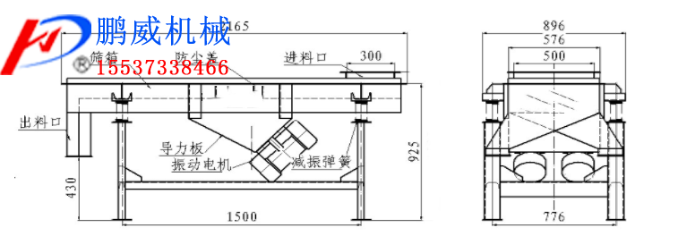 直線振動篩分機(jī)篩分大豆